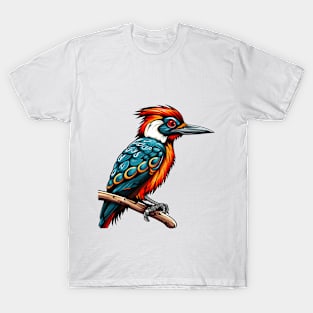 Colorful bird design T-Shirt